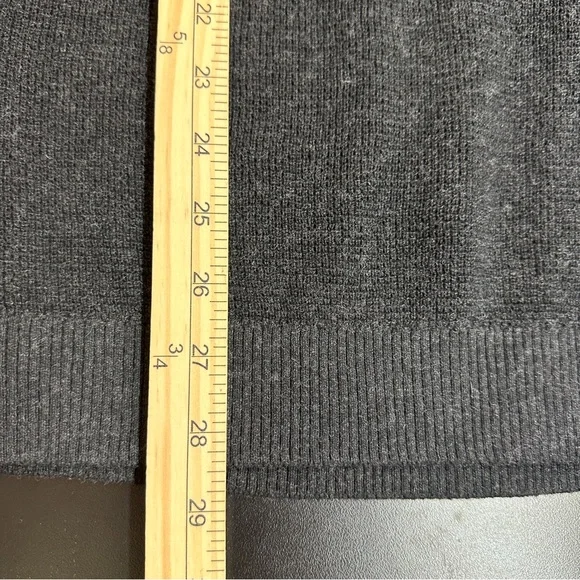 Prana Women's Milani Tunic Hoodie Sweater Size Small Black Organic Cotton Wool - Picture 11 of 12